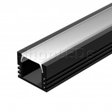 Алюминиевый Профиль PDS-S-2000 ANOD Black RAL9005