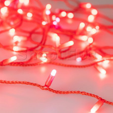 Светодиодная гирлянда ARD-STRING-CLASSIC-10000-RED-100LED-MILK-FLASH Red (230V, 7W)