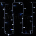 Гирлянда модульная  Дюраплей LED  20м  200 LED  белый каучук , мерцающий Flashing (каждый 5-й диод), Белая